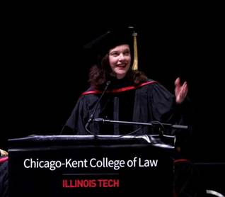 Judge Eileen Burke gives a speech at Chicago-Kent College of Law. 
